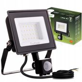 HALOGEN NAŚWIETLACZ LED 30W 4000K IP44 ZEWNĘTRZNY LAMPA Z CZUJNIKIEM