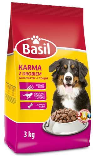 Karma sucha dla psa Basil z drobiem 3 kg na Arena.pl