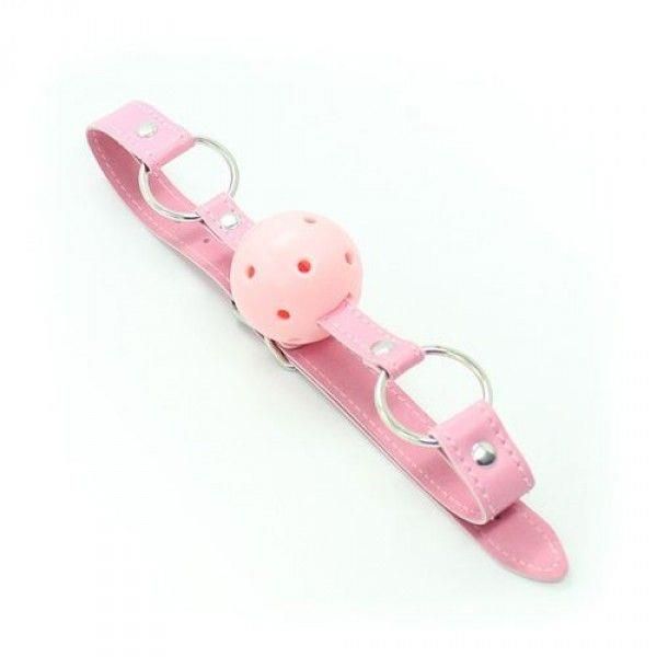 Knebel-Breathable Ball Gag (Rosa) zdjęcie 3
