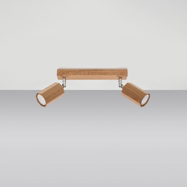 Plafon ZEKE 2 dąb zdjęcie 2