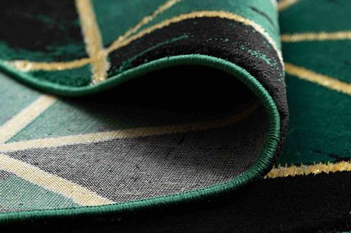 RUG/LU/ESTEMA/MARBLETRIANGLES/BOTTLEGREEN+GOLD/R160 na Arena.pl