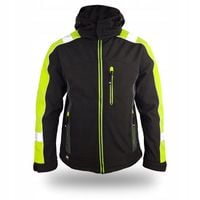 Kurtka robocza SOFTSHELL ODBLASKOWY Kurtka wodoodporna z kapturem STRECH OC