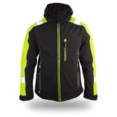 Kurtka robocza SOFTSHELL ODBLASKOWY Kurtka wodoodporna z kapturem STRECH OC
