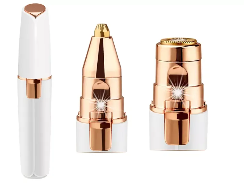 Depilator do brwi trymer do twarzy golarka damska zdjęcie 6