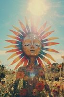 Plakat 61x91,5cm Słoneczna Medytacja