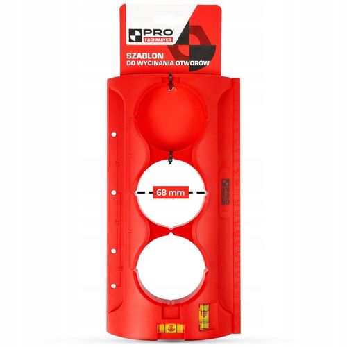 WZORNIK SZABLON DO WYCINANIA WYMIAROWANIA OTWORÓW POD PUSZKI GNIAZDEK na Arena.pl