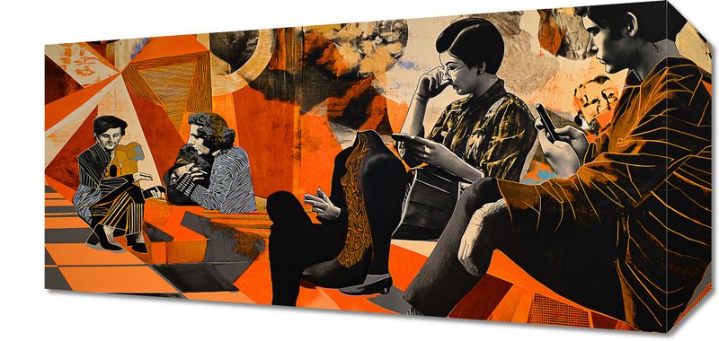 Obraz 40x20cm Przestrzeń Do Dialogu zdjęcie 1