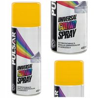 FARBA LAKIER ŻÓŁTY POŁYSK PULSAR SPRAY RAL 1003 400 ml