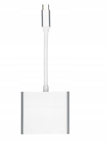 ADAPTER USB C HDMI+USB 3.0+PD 4K HUB MacBook 3w1 na Arena.pl