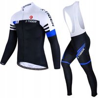 Spodnie Rowerowe Bluza Ocieplany Komplet Męski Z Wkładką Żelową X-Tiger XL