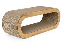 Wytrzymały drapak z funkcją legowiska dla kota - Gattino Perełka Dąb 75cm