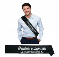 WIECZÓR KAWALERSKI kawalerskie SZARFA wstęga ślub