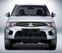 Mitsubishi Triton/Strada - Chromowane Listwy Grill Atrapy Zderzaka Tuning