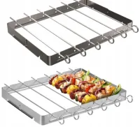 6x Szpikulce do szaszłyków z ramą GRILLMEISTER