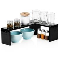 Półka Kuchenna na Blat Regał do Szafki Narożna lub Prosta Stojak Organizer