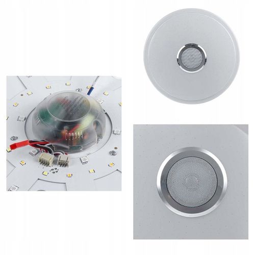 Lampa plafon LED RGB GŁOŚNIK Bluetooth 60w + PILOT na Arena.pl