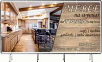 BANER REKLAMOWY 300x150cm dużo wzorów projekt w cenie MEBLE NA WYMIAR