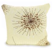 Poszewka z kory 40x40 wzór dmuchawce na kremie