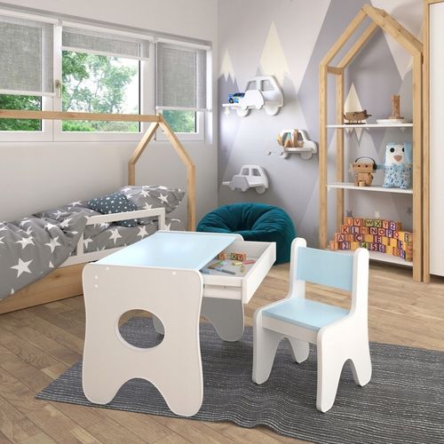 Stolik i krzesełko z szufladą Różne kolory na Arena.pl