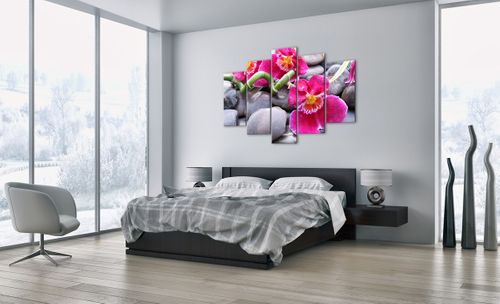 Obraz Na Płótnie - Storczyk Kamień - 150X100 Cm - Ea150X100-0465 na Arena.pl