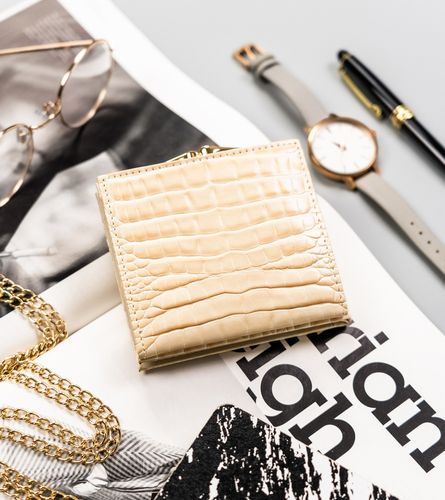 elegancki, mały portfel damski na bigiel i zatrzask - milano design na Arena.pl