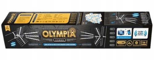 ANTENA Dvbt2 4k Mux8 Tv Naziemna Zewnętrzna OLYMPIA BX1000 LTE COMBO na Arena.pl