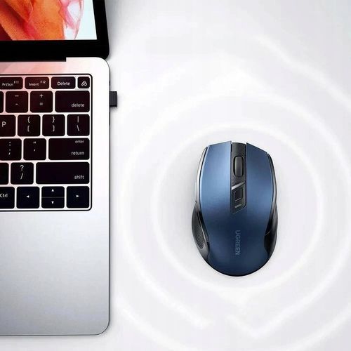 Mysz Ugreen MU006 optyczna bezprzewodowa USB 2.4GHz 4000 DPI - niebieska na Arena.pl