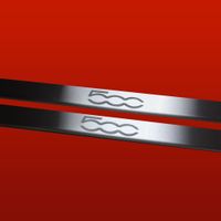 Listwa progowa FIAT 500  500 GUCCI Stal nierdzewna 304 mat 2szt