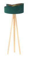 Lampa stojąca GEMSTONE zielona/sosna
