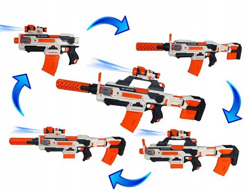 KARABIN PISTOLET AUTOMATYCZNY STRZAŁKI TŁUMIK BLAZE BLASTER 5w1 ELITE na Arena.pl