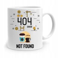 Kubek Informatyka Programisty Coffe Not Found Z Nadrukiem Ze Zdjęciem