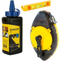 STANLEY 47-465 Sznurek traserski + kreda poziomica