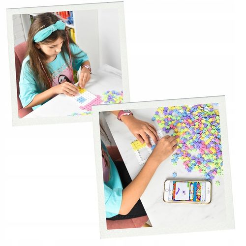 KLOCKI KONSTRUKCYJNE MINI WAFLE Meli Minis Pastel 1200 El PUZZLE MOZAIKA na Arena.pl