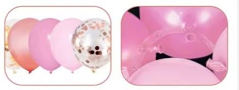 BALONY NA URODZINY ZESTAW BALONÓW MIX 100SZT ŚLUB PARTY zdjęcie 2