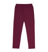 Bawełniane legginsy bordowe 104