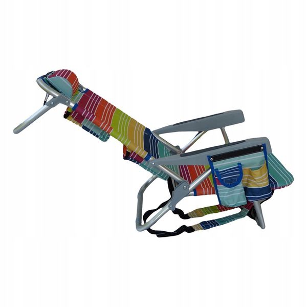 leżak MULTICOLOR plażowy, ALUMINIUM,ogrodowy. zdjęcie 4