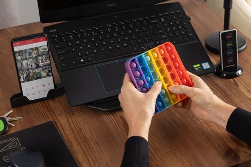 ZABAWKA SENSORYCZNA KWADRAT RAINBOW na Arena.pl