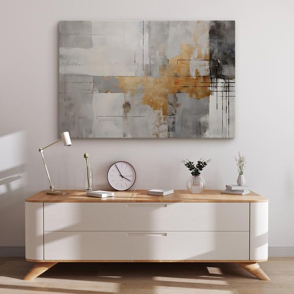 Obraz Na Płótnie Minimalistyczny Wzór ABSTRAKCJA Malunek 30cm x 20cm zdjęcie 8