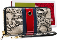 duży portfel-piórnik z ochroną kart rfid stop - peterson