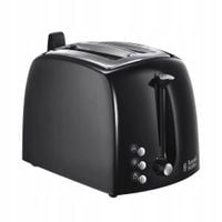 CZARNY TOSTER - 850W - RUSSELL HOBBS