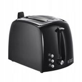 CZARNY TOSTER - 850W - RUSSELL HOBBS