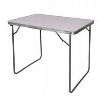 Stół kempingowy SC1001 składany turystyczny aluminiowy 80x60 cm biały