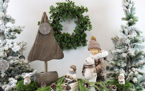 Wianek świąteczny wieniec stroik na stół drzwi Ø30 DEcodomi na Arena.pl