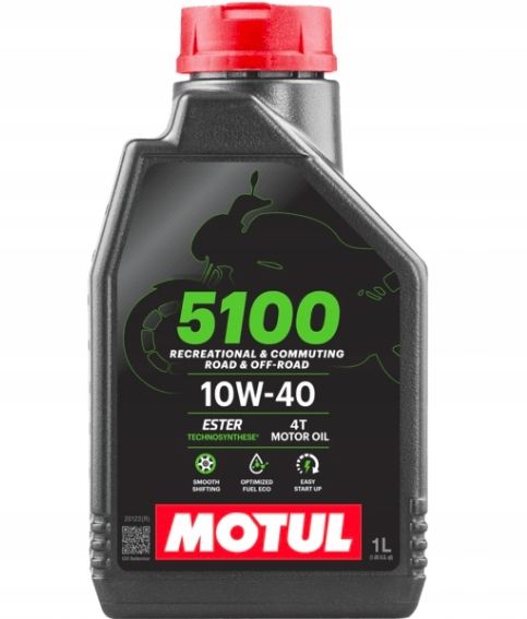 OLEJ MOTUL 10W40 5100 4T 1L zdjęcie 1