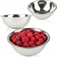 MISKA STAL NIERDZEWNA 30CM 5L NA OWOCE WARZYWA GOTOWANIE CIASTA SAŁATEK