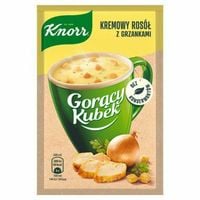 KNORR Gorący Kubek Kremowy Rosół z Grzankami 16g