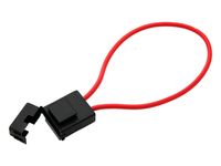 Gniazdo bezpiecznika samochodowego UNI pionowe czarne