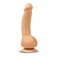 gvibe greal flesh - zaawansowany model wibracyjny z materiału bioskin 22cm