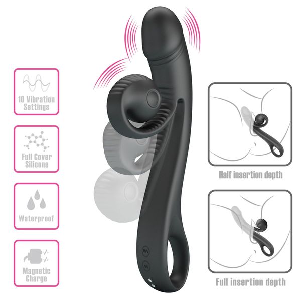 Pretty Love - Love Romance Selma Snail Rabbit – Black zdjęcie 2