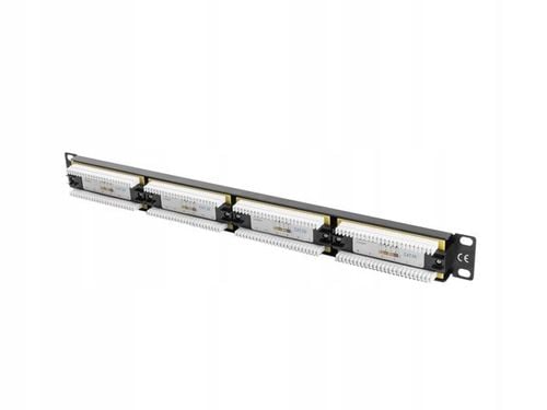 Patch panel Lanberg PPU5-1024-B 24 port 1U kat.5e czarny na Arena.pl